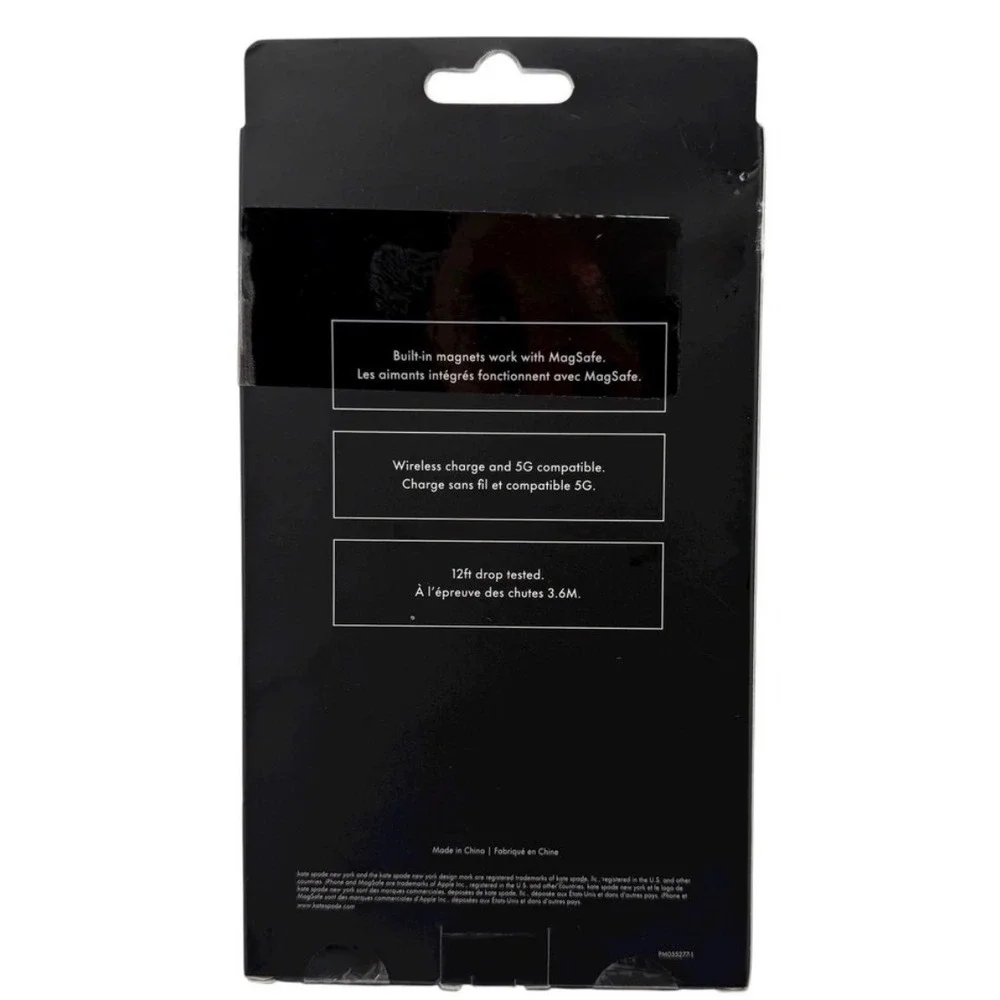 New Kate Spade New York Leopard Print Protective Case for iPhone‎ 16 Pro Max